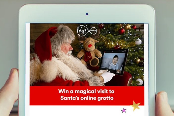 Virgin Media Big-bang Kerstcampagne